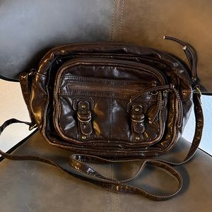 Brown crossbody bag